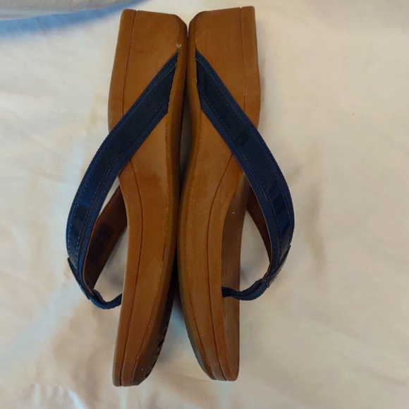 Vionic Pacific Blue High Tide Orthotic Thong / Flip Flop Sandals Size 11 Medium - Picture 6 of 15